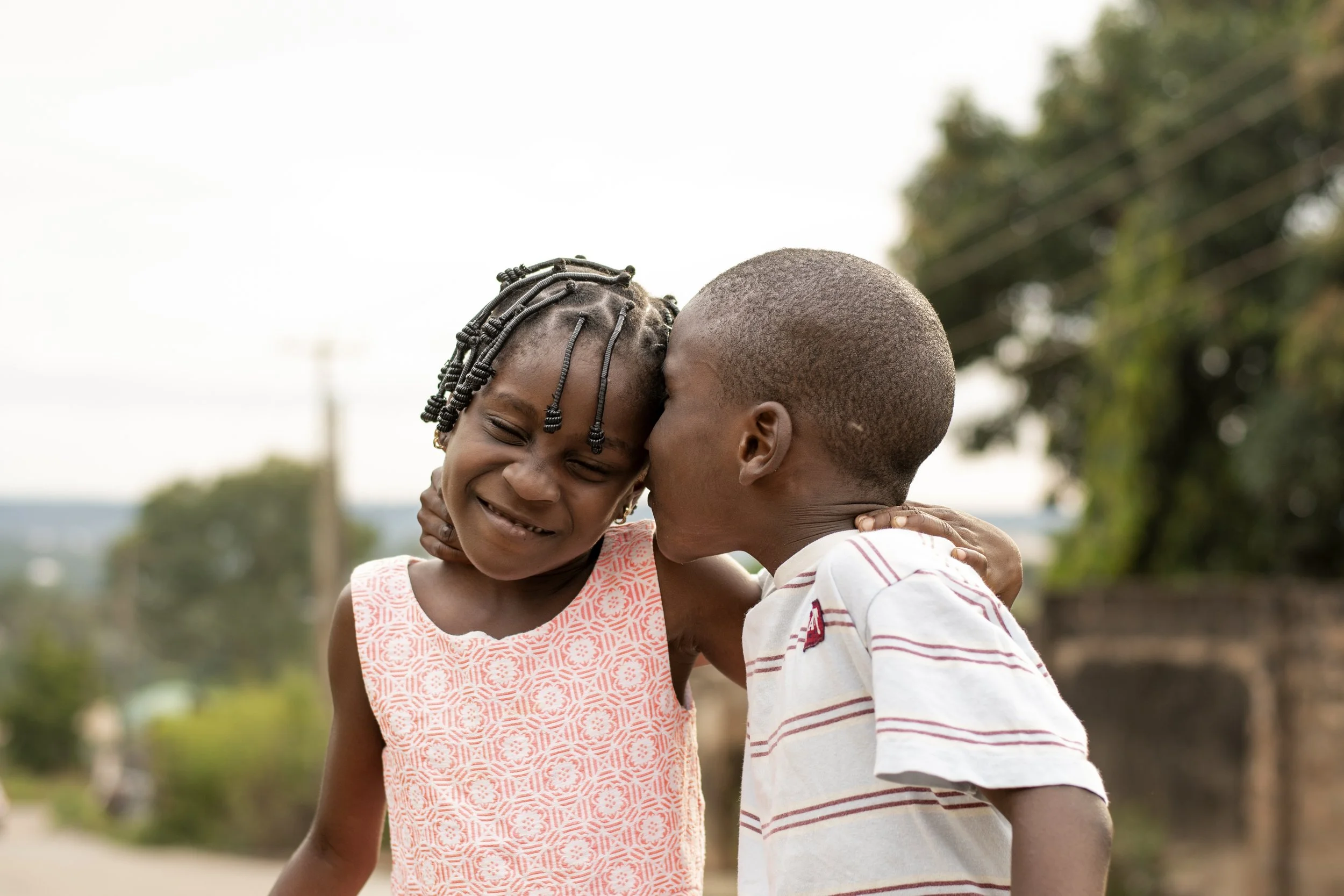 Children smiling together
